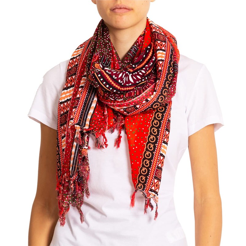 PANASIAM Sarong Maoi 05, 165 x 113 cm, red tones,