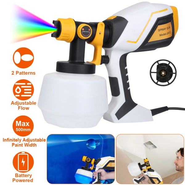 PaintMax 550W Electric Spray Gun Machine 1200ML HVLP Paint Sprayer