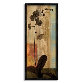 Stupell Industries Rustic Orchid Geometric Abstract Giclee Framed Wall Art, Design by Chris Donovan