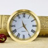 HILLHOME Mini Clock Insert 1-1/2 Inch (37 mm) Round Quartz