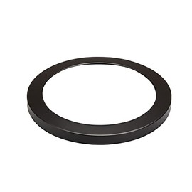 Round Metal Cover Black for LED Panel Aura Round 12 W
