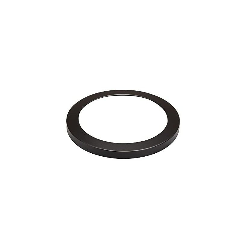 Round Metal Cover Black for LED Panel Aura Round 12