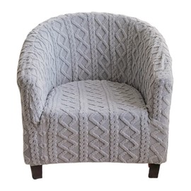 Eco-Ancheng Chair Cover Club Chair Slipcover Stretch Barrel Chair Covers Tub Chair Cover Armchair Covers Sofa Cover Removable Couch Furniture Protector Arm Chair Cover for Living Room,07