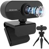 Webcam with Microphone, Full HD 1080P Webcam for PC/Laptop/Desktop/MAC, Web