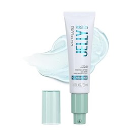 Maybelline Poreless Jelly Primer, Primer de maquillaje hidratante y difuminador con 2% de niacinamida para una duración de hasta 24 horas, Transparente, 1 unidad