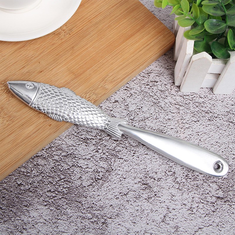 Fish Scaler, Aluminium, 22 cm, Silver