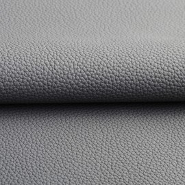 Marine Vinyl Faux Leather Upholstery Fabric 0.9 mm Thickness: Waterproof, Scratch-Resistant, Perfect for Upholstering Cars, Outdoor Yachts, and Home Furniture (Grey,Pre-Cut 1 Yard)