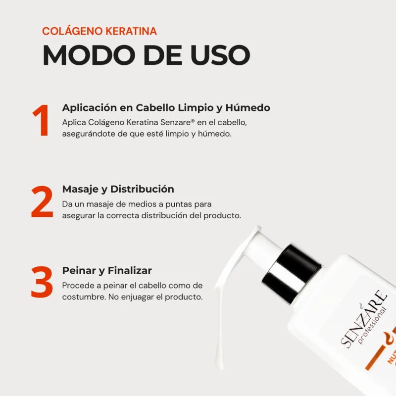 Senzáre Nutritive Colágeno Keratina Tratamiento 300ml