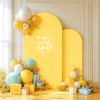Yellow Arch Backdrop Covers - 7.2FT, 6FT Spandex Fitted Wedding