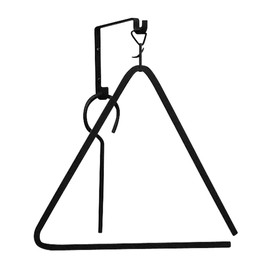 Village Wrought Iron Large Dinner Triangle Chuck Wagon Bell