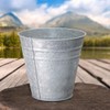 Antikas - Flower Pot Small Antique Zinc Planter Table Bucket