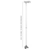 Elderly Walking Cane Anti Slip Adjustable Height Hand Walking Stick