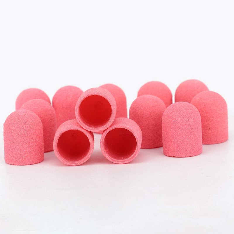 10 x Sanding Caps with 1 x Mandrel Handle Sanding