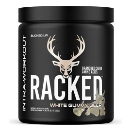 Bucked Up Racked Bcaa 2:1:1 White Gummy Deer, 30 Porciones