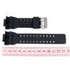 Casio GA-100 Black resin watch strap