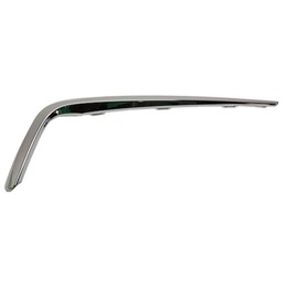 For Acura MDX 2017 2018 2019 2020 Bumper Cover Molding Passenger Side | Front | CAPA Certified | Chrome | Side Garnish | Replacement For AC1047102 | 71104TZ5A00
