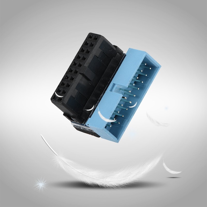 5PCS 90 Degree Angled USB 3.0 19-Pin Motherboard Internal Header