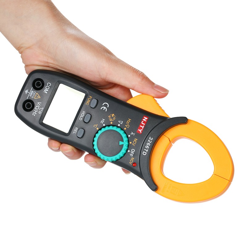 NJTY Digital Clamp Meter 4000 Counts Auto Range Multimeter with