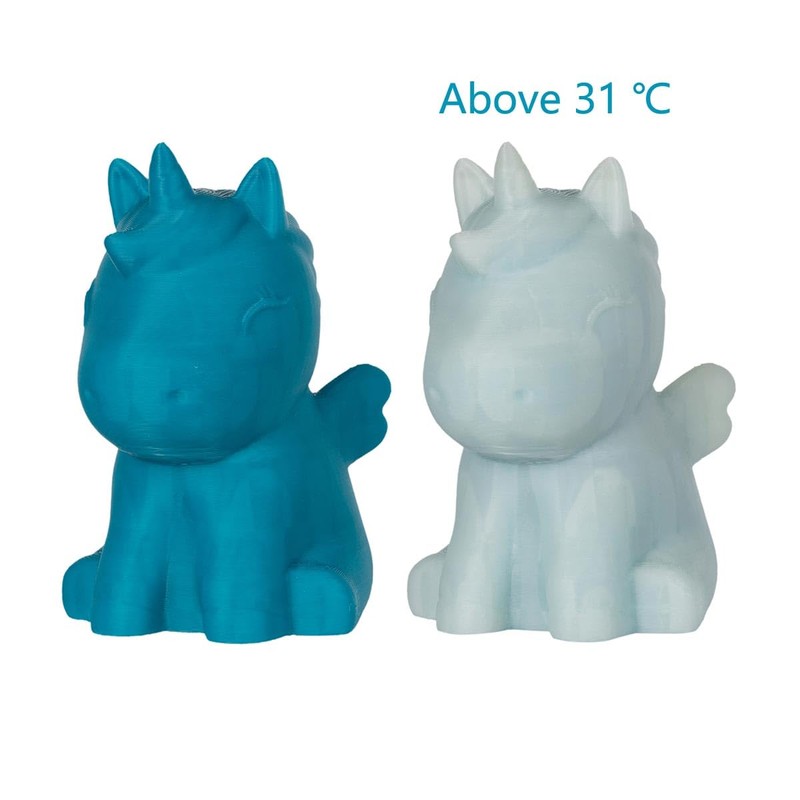 CC3D Temperature Shift Color Changing PLA Filament 1.75mm 1KG 3D