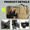 ECOTRIC 46'' Wall Mounted Pull Up Bar Chin up Bar