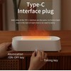 Fireplace Flame Diffuser by AlphaDesignLuxe, 200ml Cool Mist Ultrasonic Humidifier