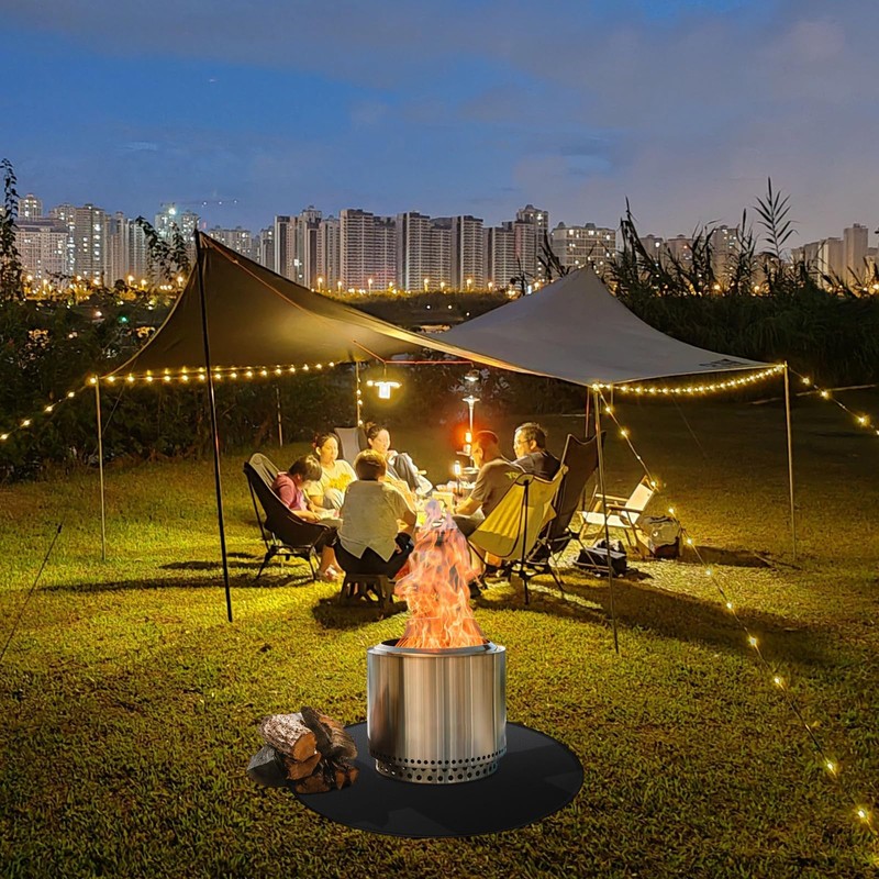 Grill Mats for Outdoor Grill,Fire Pit Mat for Under Fire