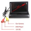 PolarLander Wireless Reversing Camera HD 4.3" LCD Foldable Car Monitor