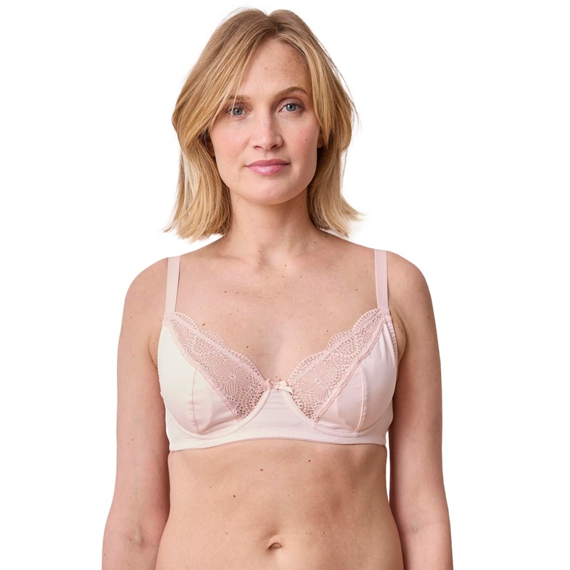 Vertbaudet Pack of 2 Maternity Bras with Organic Cotton Oeko-Tex