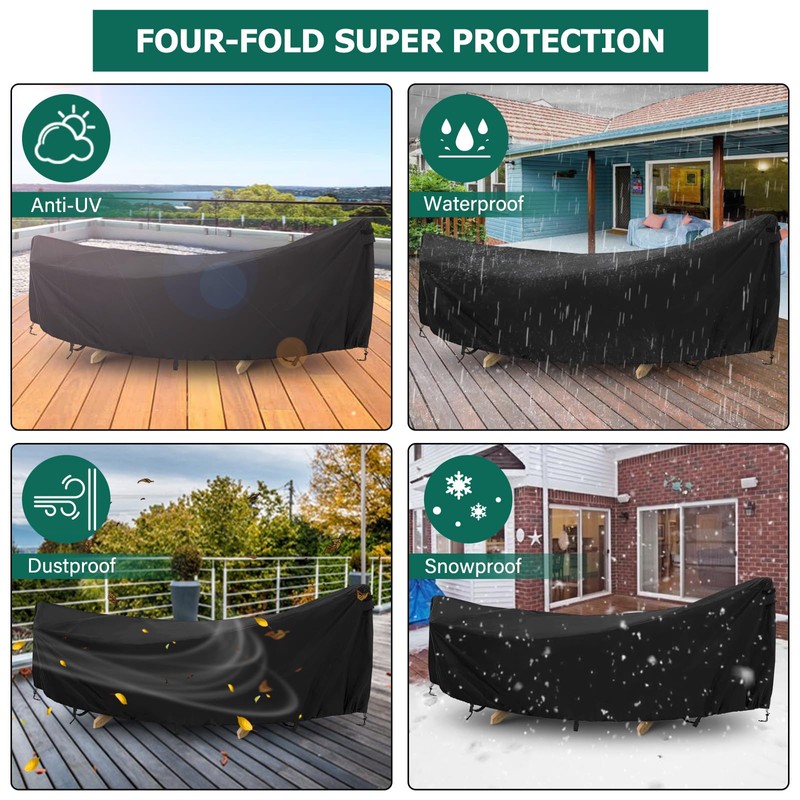 AKEfit Hammock Cover, 400D Upgraded Waterproof Hammock Cover, Heavy Duty