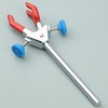 stonylab Sturdy 3-Prong Swivel Clamp: Dual Adjustable Finger-Style Multipurpose Lab