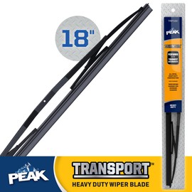 PEAK Transport 18" Heavy Duty High Profile 5 Bar Windshield Wiper Blade, Durable Metal Wiper Blade Replacement, Windshield Wiper for Trucks