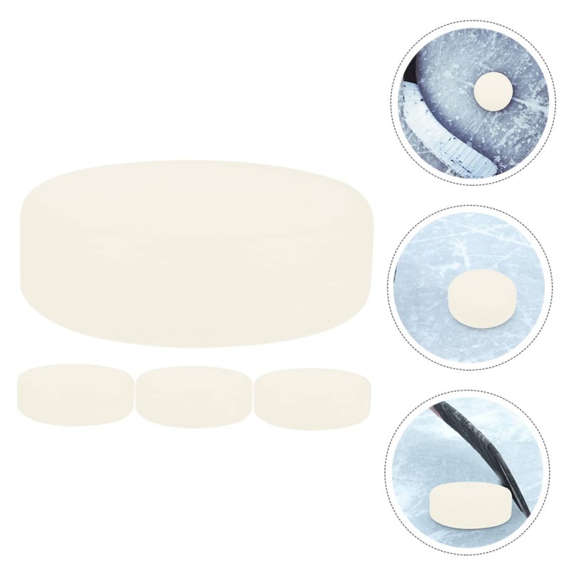 BIUDECO Ice Hockey Pucks 4 Pack Hockey Pucks for Training