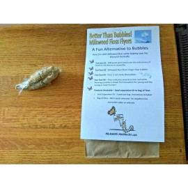 Milkweed Floss Flyers /Milkweed Seed Separator Kit/Better Than Bubbles! 2021crop
