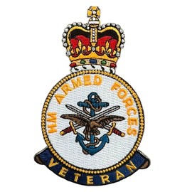 HM Armed Forces Veteran Iron on Patch