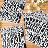 8 Sheets Capital Letter Stickers, 1 Inch 2 Inch Self