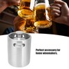 2L Beer Keg Mini Stainless Steel Beer Barrel with Spiral