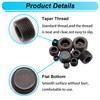 Hmknana 26PCS Black Pipe Plug Fitting Assortment Kit, Carbon Steel