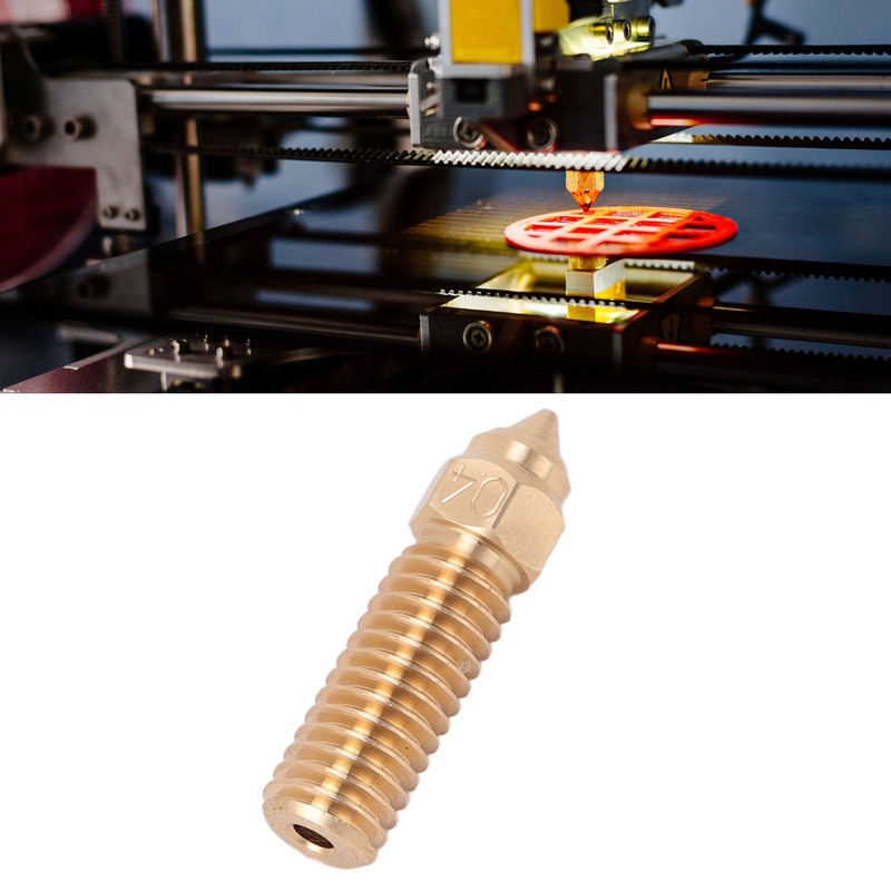 10pcs 3D Printer Extruder Brass Nozzles High Temperature Resistance Wear