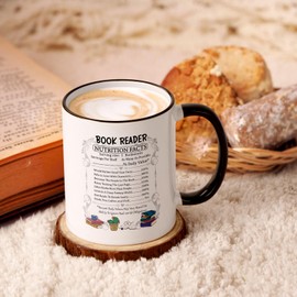 Cabtnca Book Lover Gifts for Women, Gifts for Book Lovers, Bookish Gifts, Book Gifts for Book Lovers, Her, Book Reader Mug, Book Reader Gifts, Christmas Birthday Gifts for Book Lovers, Readers, 11 Oz