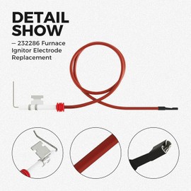 232286 Furnace Ignitor Electrode Replacement, Single Probe Igniter Electrode with Wire Assembly Replacement for Suburban Furnaces RV Water Heater