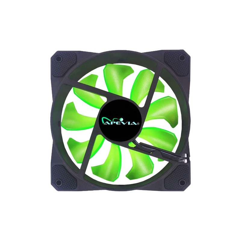 APEVIA CO312L-GN Cosmos 120mm Green LED Ultra Silent Case Fan