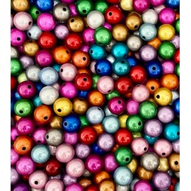 Miracle beads, 10 mm, 50 g (approx. 90 pieces), 3D illusion (mix colourful)