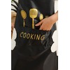 QuQuRuan Kitchen Apron with Hand Wipe Aprons for Women with
