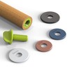Aguegro Rolling Pin with Adjustable Thickness Ring, Dough Thickness for