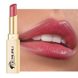DE'MUMU Pink Lipstick for Women Hydrate Glossy Lipstick Moisture Lip Gloss Sheer-Medium Coverage ShineTinted Lip Balm for Dry Lips,DM96 Dusty Pink
