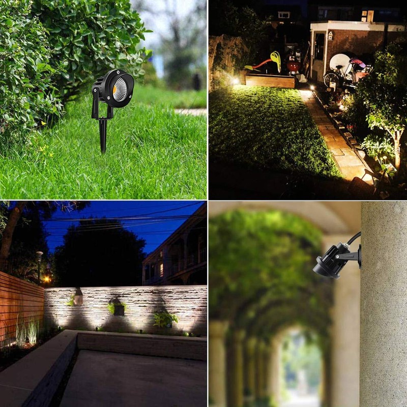 Romwish 120V LED Landscape Lights, 10W 120V Outdoor Landscape Lighting