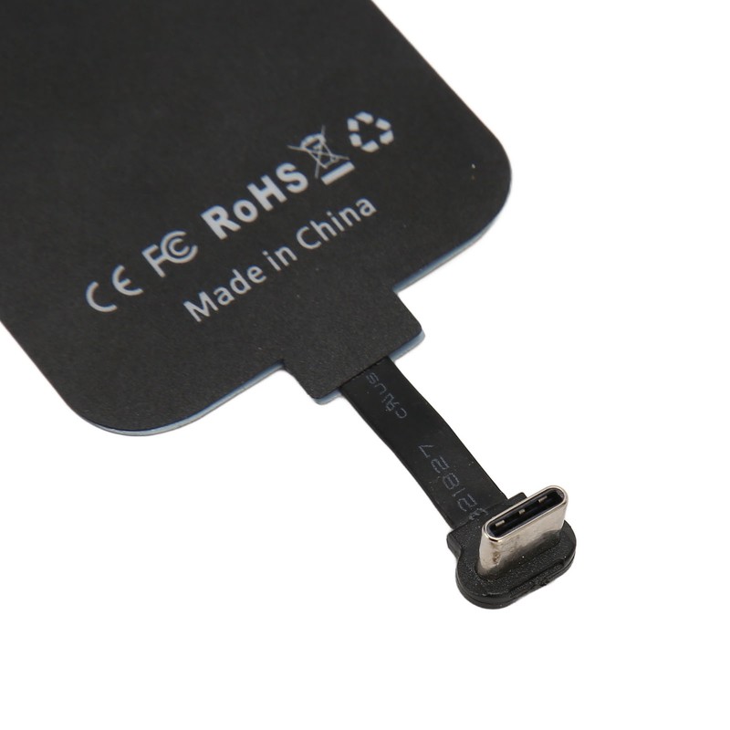 Thin Wireless Charging Receiver Type C Magnetic Suction Dual Purpose