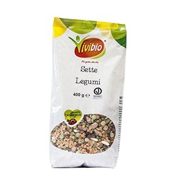 Vivibio 7 Zuppe di Legumi Bio - Miscela Naturale di Legumi Selezionati per Ricette Ricche e Saporite - Ingredienti 100% Naturali - 400g