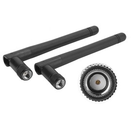 2Pcs Antenna DualBand 5G 2.4G Card Antennas 5DBI 11CM for Routers