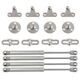 TopHomer 10.63 Inch 50N Gas Struts Shocks Spring Lift Support for Leer Camper Shell Topper Rear Windows Door Truck Cap Toolbox Canopy Struts Replacement Parts